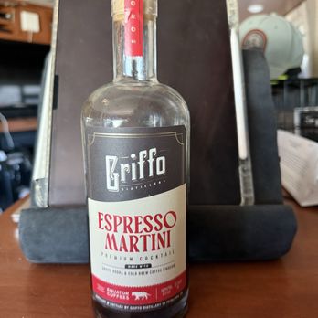 Griffo Distillery - Griffo Espresso Martini bottle - Distilleries Near Me - Petaluma, California
