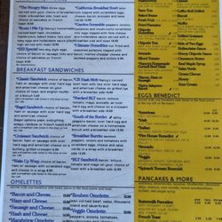 Nancy's Marshview Cafe - Regular menu for Nancy's