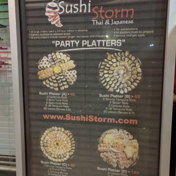 Sushi Storm - 100 piece sushi platters available at Sushi storm, Clermont, Near Winter Garden, Orlando Area - Sushi Bars Near Me - Clermont, Florida Sushi Storm - 100 piece sushi platters available at Sushi storm, Clermont, Near Winter Garden, Orlando Area - Sushi Bars Near Me - Clermont, Florida