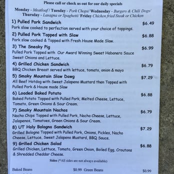 Delauders BBQ - The menu - Barbeque Near Me - Sevierville, Tennessee Delauders BBQ - The menu - Barbeque Near Me - Sevierville, Tennessee