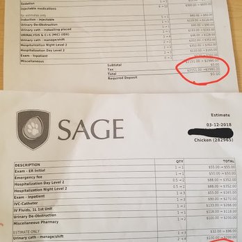 SAGE Veterinary Centers - Campbell - First estimate is for a 36-hour treatment, second is for a 12-hour treatment. Almost 5x more expensive than The Cat Hospital! - Veterinarians Near Me - Campbell, California SAGE Veterinary Centers - Campbell - First estimate is for a 36-hour treatment, second is for a 12-hour treatment. Almost 5x more expensive than The Cat Hospital! - Veterinarians Near Me - Campbell, California