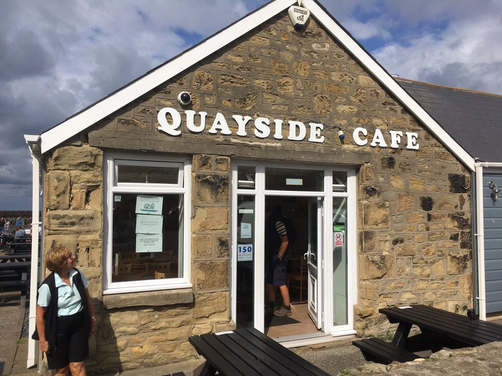 QUAYSIDE CAFE Updated June 2024 Fish Market, Amble, Northumberland