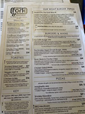 Menu photo 1 Fork & Brewer Wellington, WGN Menu photo 1 Fork & Brewer Wellington, WGN