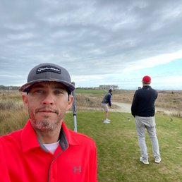 Me, waiting to tee off. Maybe on 14 or 15. Me, waiting to tee off. Maybe on 14 or 15.