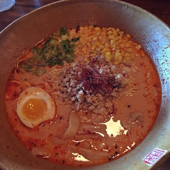 Ramen Jin - Spicy Miso ($9.90) - Good texture, mild spice, add some Salt and Pepper for more flavor. - Ramen Near Me - Houston, Texas