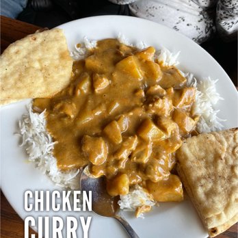 Shepherd's Crook - a plate of chicken curry and rice - Pubs Near Me - Georgetown, Ontario Shepherd's Crook - a plate of chicken curry and rice - Pubs Near Me - Georgetown, Ontario
