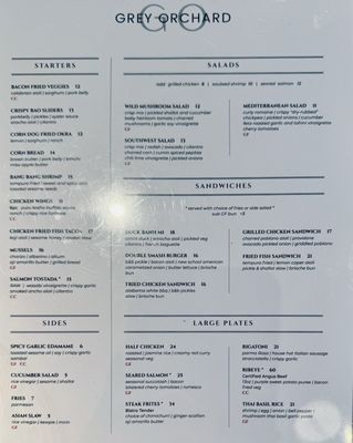 Menu photo 5 Grey Orchard Round Rock, TX Menu photo 5 Grey Orchard Round Rock, TX