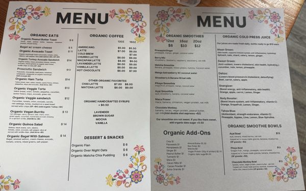 Menu photo 7 Thania's Juice Bar Incline Village, NV Menu photo 7 Thania's Juice Bar Incline Village, NV