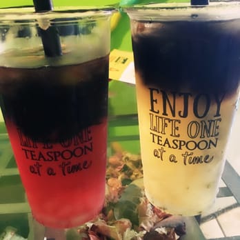 Teaspoon Milpitas - Strawberry virgin mojito and original virgin mojito - Coffee & Tea Near Me - Milpitas, California