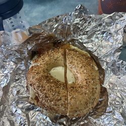 Bagel Bin of Voorhees - Bacon, Egg & Cheese On Everything Bagel