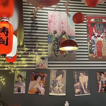 Moto Sushi - Inside wall - Japanese Near Me - Glendale, California