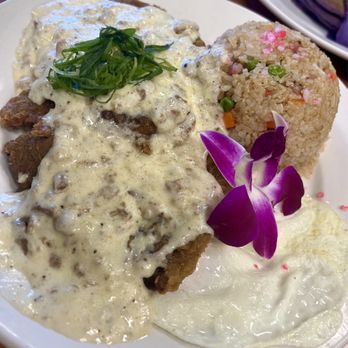 Guieb Cafe - Country fried steak - New American Near Me - Honolulu, Hawaii Guieb Cafe - Country fried steak - New American Near Me - Honolulu, Hawaii