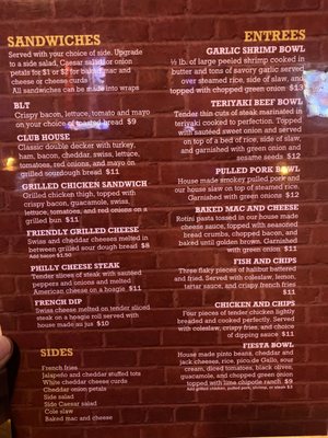 Menu photo 8 Chambers Grill & Taphouse Eugene, OR