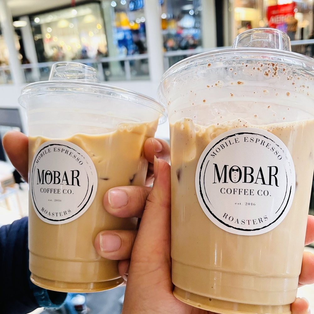 Mobar Coffee - two cups of iced coffee - Coffee & Tea Near Me - Montebello, California Mobar Coffee - two cups of iced coffee - Coffee & Tea Near Me - Montebello, California