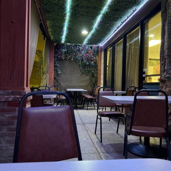 LE Chef Mediterranean - tables and chairs outside a restaurant - Mediterranean Near Me - Upland, California