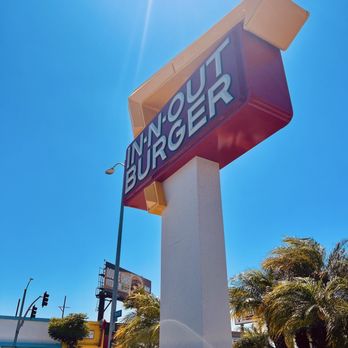 In-N-Out Burger - Front Sign - Burgers Near Me - Los Angeles, California