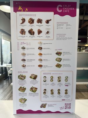 Menu photo 1 Calif Chicken Cafe Encino, CA