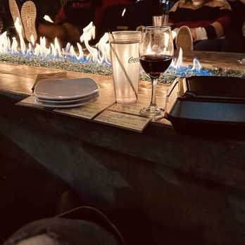 Saddle Mountain Brewing Company - Patio/fire pit area - Bars Near Me - Goodyear, Arizona