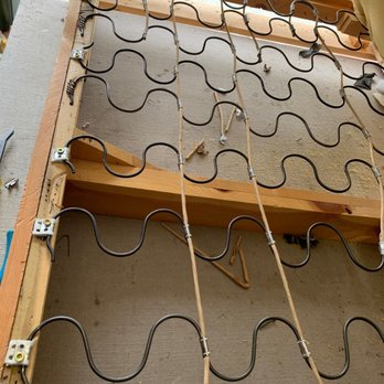 Trino's Upholstery - New springs all around. He even added extra for more support - Furniture Reupholstery Near Me - Santa Ana, California