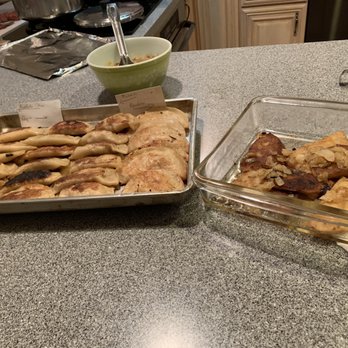 Cop Out Pierogies - Reuben v gyro v pilgrim v pumpkin v cheese v buffalo chicken. All delicious but gyro was the winner. - Polish Near Me - Pittsburgh, Pennsylvania