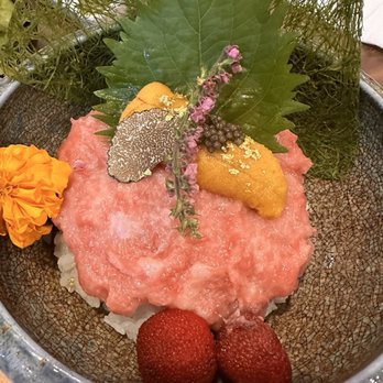 Haruka Sake & Sushi - Toro Uni Bowl - Sushi Bars Near Me - Fullerton, California