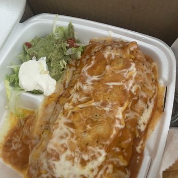 Rivera's - Carne asada wet burrito! - Mexican Near Me - Long Beach, California