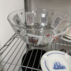 Clock Tower Thrift Shop - $2 , I'll take it. Lol. Glass punch bowl.