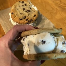 Dough Ice cream sandwich Dough Ice cream sandwich