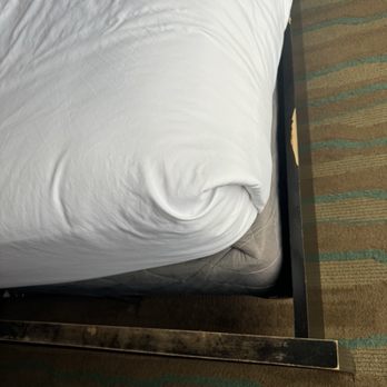 Catalina Island Inn - Condition of the bed and exposed box spring gives the whole feel for the room being pretty tired and lack of attention to detail. - Hotels Near Me - Avalon, California Catalina Island Inn - Condition of the bed and exposed box spring gives the whole feel for the room being pretty tired and lack of attention to detail. - Hotels Near Me - Avalon, California
