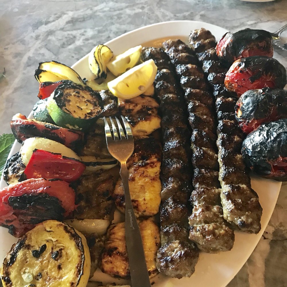 Kababbq Grill & Café - Family Platter B - highly recommended! - Persian/Iranian Near Me - San Rafael, California