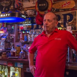 The awesome owner of 19th Street Station...Roy!  Hardest working bartender, server, busboy, bouncer, dishwasher around!