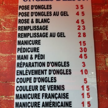 Ongles Delson - Prix (Prices) - Nail Salons Near Me - Delson, Quebec Ongles Delson - Prix (Prices) - Nail Salons Near Me - Delson, Quebec