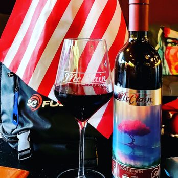 McClain Cellars - Delicious red wine! Hope and Faith! - Wine Tasting Room Near Me - Laguna Beach, California