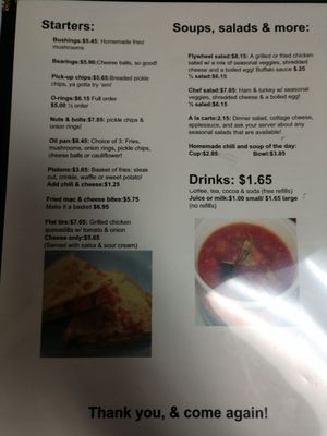 Menu photo 1 Fillin Station Washington, IL