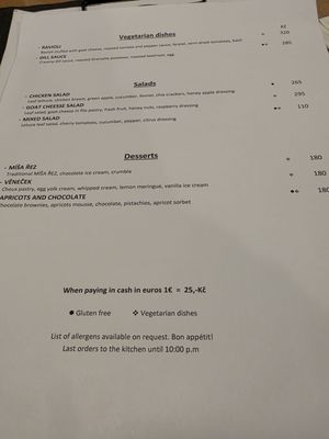 Menu photo 3 U Kroka Prague, PR Menu photo 3 U Kroka Prague, PR