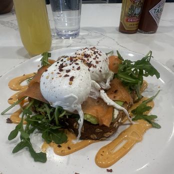 Birdies Breakfast Club - Avocado toast with salmon - Breakfast & Brunch Near Me - Frisco, Texas Birdies Breakfast Club - Avocado toast with salmon - Breakfast & Brunch Near Me - Frisco, Texas