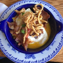 Bacon and eggs loaded hash brown casserole Whoa