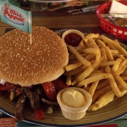Miss Pepper - Steakhouse Burger- leider mit Fertig-Pommes