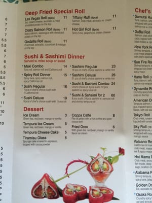 Menu photo 6 Samurai Japan Vestavia Hills, AL Menu photo 6 Samurai Japan Vestavia Hills, AL