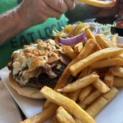 Lost Lagoon Wings and Grill - Wilson's Black n Blue Burger