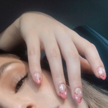Vacation Nail Collective - My first set! Pink ombré with cherries and cherry blossoms! - Nail Technicians Near Me - Orange, California Vacation Nail Collective - My first set! Pink ombré with cherries and cherry blossoms! - Nail Technicians Near Me - Orange, California