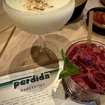 Perdida - Mexican Kitchen - Toasted coconut margarita - Mexican Near Me - Denver, Colorado
