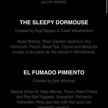Midnight Cowboy - The drink menu part 2 - Speakeasies Near Me - Austin, Texas Midnight Cowboy - The drink menu part 2 - Speakeasies Near Me - Austin, Texas