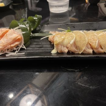 Mr. Shota - Seared Lemon Salmon* - Sushi Bars Near Me - Las Vegas, Nevada Mr. Shota - Seared Lemon Salmon* - Sushi Bars Near Me - Las Vegas, Nevada