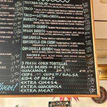 Baja Bud's - Menu - Mexican Near Me - Los Angeles, California