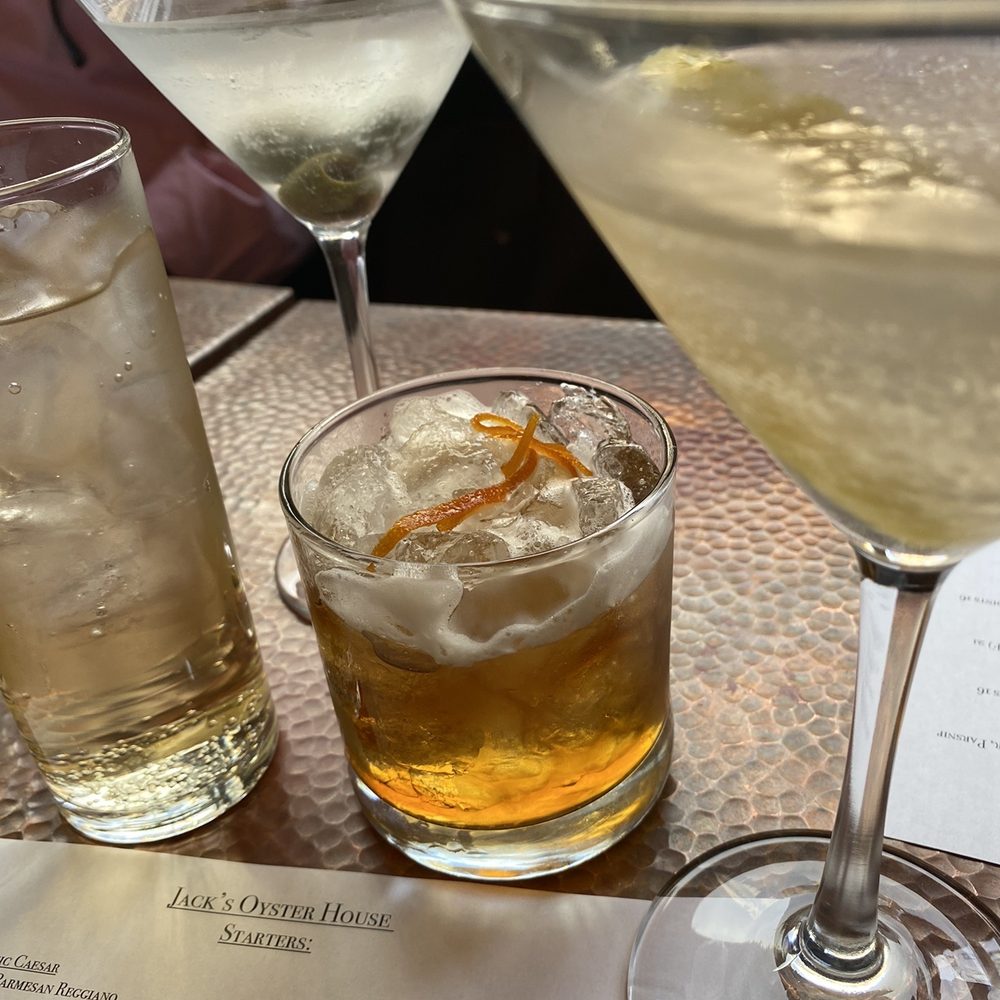 Jack's Oyster House - Signature scotch cocktail and martinis - Seafood Near Me - Albany, New York