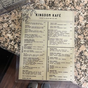 Kingdom kafe - Menu - Breakfast & Brunch Near Me - Fresno, California Kingdom kafe - Menu - Breakfast & Brunch Near Me - Fresno, California
