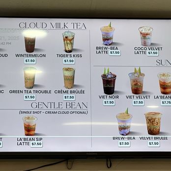 LA bean - Menu - Vietnamese Near Me - Bellevue, Washington