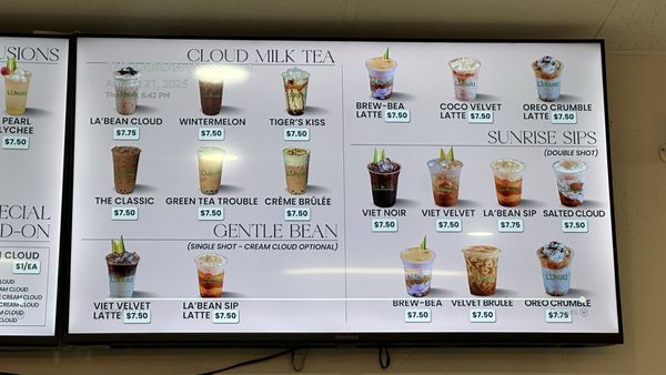 Menu photo 7 LA bean Bellevue, WA