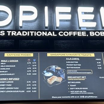 Kopifellas - Menu - Coffee & Tea Near Me - New York, New York Kopifellas - Menu - Coffee & Tea Near Me - New York, New York